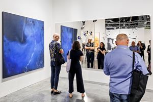 Shirazeh Houshiary and Kader Attia, <a href='/art-galleries/lehmann-maupin/' target='_blank'>Lehmann Maupin</a>, Art Basel Miami Beach (5–8 December 2019). Courtesy Ocula. Photo: Charles Roussel.